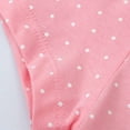 thumbnail image 4 of Girls Dresses Embroidery Animal Polka Dot Prints Crew Neck Short Sleeve Outfits Birthday Casual Toddler Little Girl Summer Dresses,Pink,3-4 Years, 4 of 5