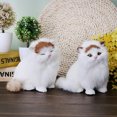 thumbnail image 3 of Gwong Juguete Simulated Fat Cat Stuff Toy Handicraft Photography Props Home Car Decor Regalo Gwong 30001251, 3 of 7