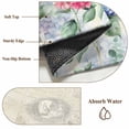 thumbnail image 6 of Round Area Rugs Collection 5 Ft, Blue Hydrangea Non-Slip Residential Carpet, Pink Flowers Spring Botanical Country Plants Indoor Crawling Mats Runner Rugs for Living Room/Dining Room/Bedroom, 6 of 8