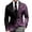 A6-Purple, variant on LRen Men's Sequin Blazer One Button Tuxedo Suit Jacket Party Festival Wedding Prom ,2XL,A4-Pink