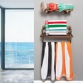 thumbnail image 6 of Superior Oversized Cabana Stripe Niantic Beach Towel, 32" x 102", Blue, 6 of 7