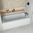 thumbnail image 3 of Streamline NAL-5700-ORB 66 in. x 32 in. Acrylic Right-Hand Drain Alcove Bathtub in Glossy White With External Drain in Matte Oil Rubbed Bronze, 3 of 10