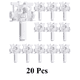thumbnail image 1 of 20 piezas soporte de reparación de persianas verticales con varilla Kit de reparación de persianas verticales piezas de repuesto para persianas blancas brillar Electrónica, 1 of 4