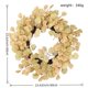 thumbnail image 3 of Corona de calabaza, hojas de arce y girasoles, ideal para fiestas navideñas, decoración de puertas y exteriores., 3 of 7