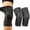 Black-1PC, variant on Vorkoi Knee Brace, Knee Compression Sleeve Support for Men and Women, Knee Pads for Running, Hiking, Meniscus Tear, Arthritis, Joint Pain Relief