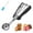 #60/1 Tbsp, variant on Cookie Scoops for Baking Set, 18/8 Stainless Steel Ice Cream Scoop, 1 Tbsp/2 Tbsp/3 Tbsp Cookie Dough Scoop, Red/Black/Burgundy Non-slip Grip, for Cookie Cupcake Muffin Ice Cream