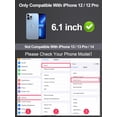 thumbnail image 3 of Protector de pantalla GIGIKISS de cristal templado mate para iPhone 12/12 Pro, 3 of 7