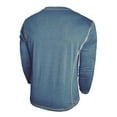 thumbnail image 6 of Nafuu Males T Shirts Solid Color Henley Long Sleeve Button Down Soft Casual Tee Comfortable Relaxed Fit Top For Everyday Wear Stylish Home T Shirts For Man, 6 of 7