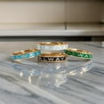 thumbnail image 3 of ALWAYS Ring - Personalized Enamel Ring - 4mm Wide Enamel Stacking Band - Customized Enamel Band- Proposal Ring - Wedding Band - High Quality, 3 of 7