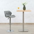 thumbnail image 2 of Heavenly Collection Grey Fabric Adjustable Stool, 2 of 7