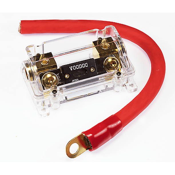 ANL Fuse & Fuseholder Inline Battery Install Kit 1/0 AWG Gauge 1 FT (150 AMP)