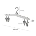 thumbnail image 4 of Birdeem Folding Clothes Hanger Portable Travel Multi Functional Plastic Clothes Hanger, 4 of 10