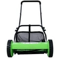 thumbnail image 6 of CASEMIOL 14" 5-Blade Manual Push Reel Lawn Mower with Grass Catche, Green, 6 of 15