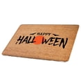 thumbnail image 1 of Bewildely Alfombras con letras de dibujos animados, alfombra protectora para sala de estar de Halloween, no tóxica, lavable, decoración de casa, Kits de decoración para fiestas No.24 Bewildely HA045781-24, 1 of 6