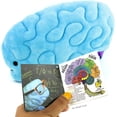 thumbnail image 2 of I Heart Guts 11” Brain Plush Toy Blue/Purple Science Stuffed Organ, 2 of 7