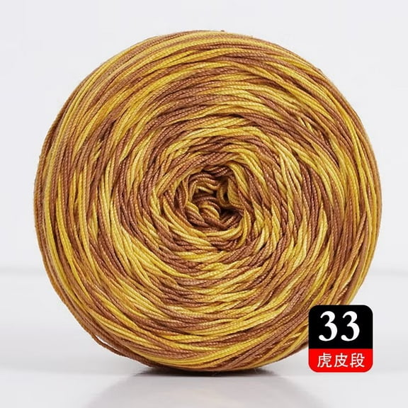 XmhyTop-A 50g Multicolor Crochet Thread Premium Cotton Thread for Detailed Handwork, Versatile Threadart Crochet Supplies,M33