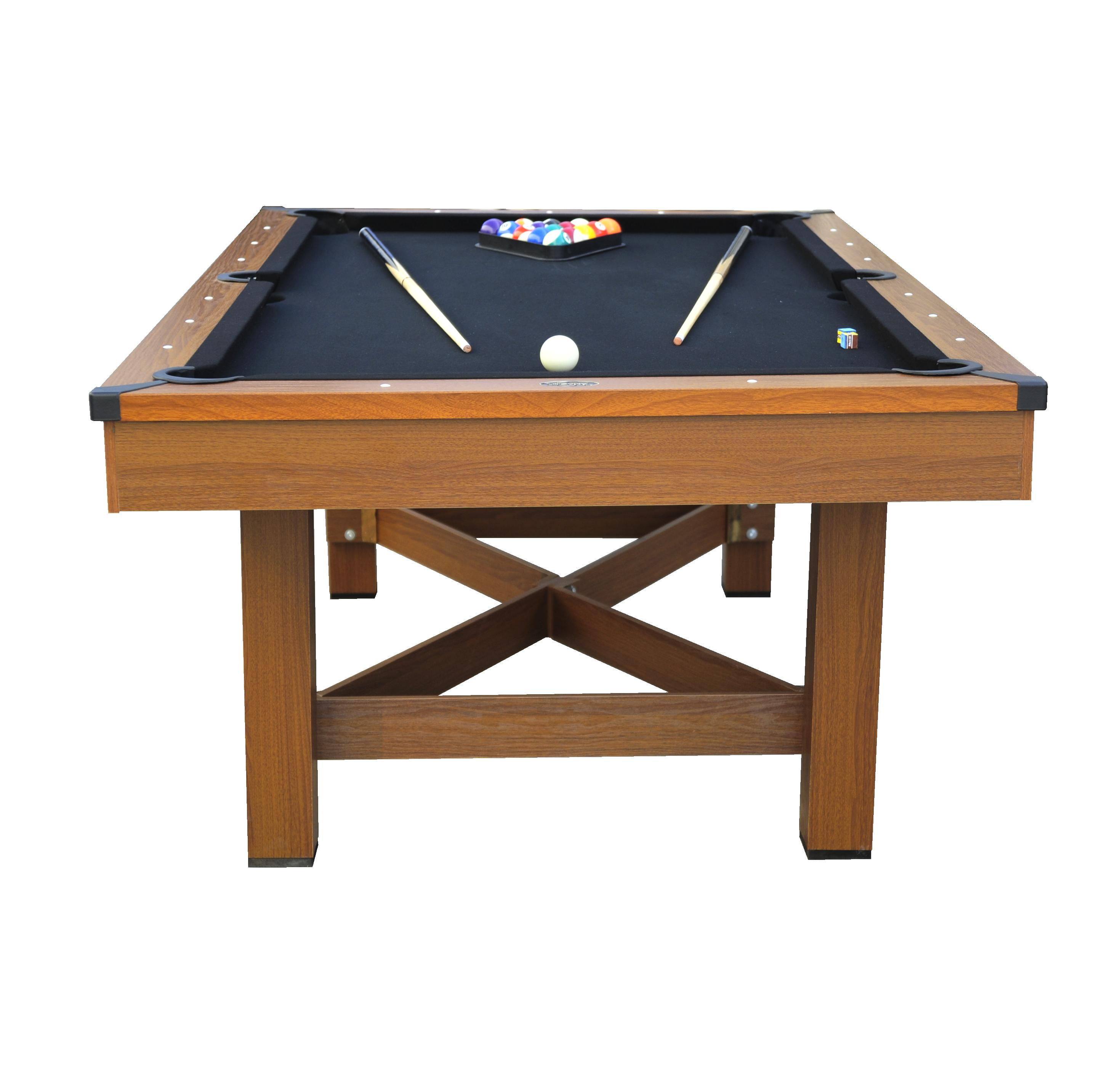 Airzone 88 Inch Billiards Pool Table Black Felt With