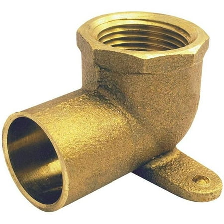 Elkhart Products 2584415 Drop Ear Tube to Pipe Elbow, 90 deg, 0.5 in., Sweat x FPT, Cast (Best Way To Solder Copper Pipe)