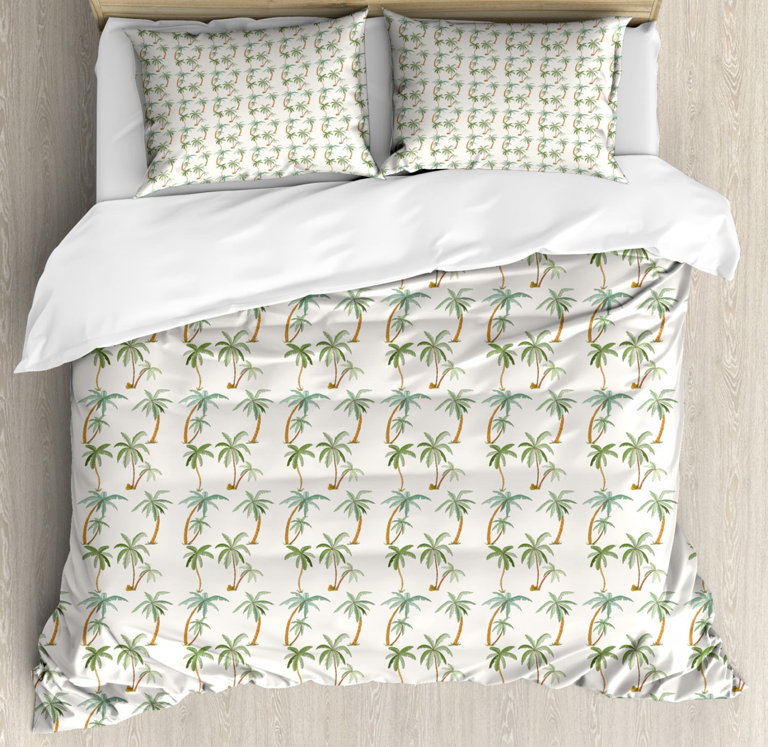 Tahiti Duvet Cover Set - Green Curve Style