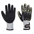 thumbnail image 1 of Portwest - Guantes A Prueba de Golpes A729 de Tejido Térmico para Adultos Unisex (Gris, Negro), 1 of 2