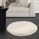 thumbnail image 2 of Cojín para taburete de bar, alfombras, cojín de asiento suave antideslizante para silla ficina, dormitorio Blanco Zulema cojín de asiento redondo, 2 of 8