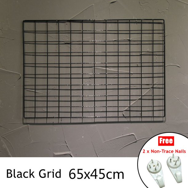 Metal mesh shop grid