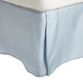 thumbnail image 2 of Superior Egyptian Cotton Solid Bed Skirt, Queen, Light Blue, 2 of 3
