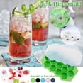thumbnail image 2 of Vikakiooze 13-hole Food Silicone Honeycomb shape Ice Tray Mold With Lid DIY Ice Box Food, Home & Kitchen, 2 of 5