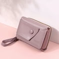 thumbnail image 3 of Xingzhi Practical And Fashionable Women Wallet PU Leather Large Capacity Exquisite pink 1Set, 3 of 6
