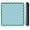 Cyan-3, variant on Mahjong Mat with Rules 33×33",Anti-Slip American Mahjong Mat for Table with Charleston Instruction & Carry Bag, Durable Stitched Edges, Noise Reduction Rubber Board Game Pad, Gift