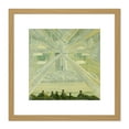 thumbnail image 1 of Ciurlionis Andante Sonata II Symbolist Painting 8X8 Inch Square Wooden Framed Wall Art Print Picture with Mount, 1 of 4