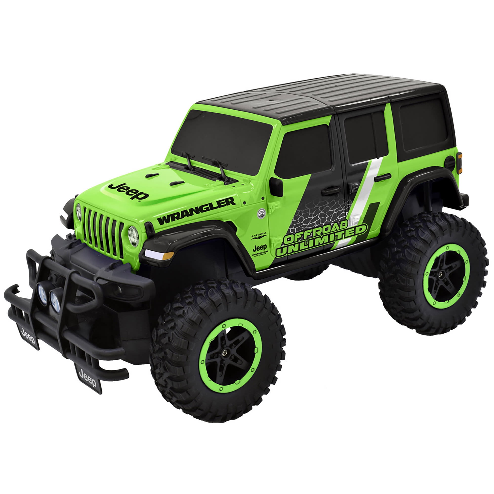 Taiyo: Jeep Wrangler Sahara Unlimited 1:16 Scale R/C Vehicle in Green