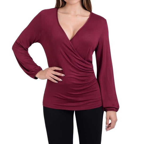 Blusa Ocean Pacific Talla EG Vino