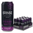 thumbnail image 2 of (Pack of 12), Steaz Unsweetened Organic Elderberry Yerba Mate, 16 fl oz, 2 of 5