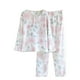 thumbnail image 2 of Ropa interior térmica para mujer, pantalones de manga larga con botones de color liso para otoño e invierno, ropa de hogar abrigada y de terciopelo, conjunto de pijamas, pantalones de poliéster para m, 2 of 4