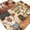 Brown, variant on Retro Cartoon Chef Washable Small Entryway Area Rugs 2'x3', Vintage Food Farmhouse Rustic Classic Kitchen Low Pile Throw Rug Non-Slip Sturdy Edge Binding Carpet for Front Door Floor Room Entry