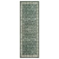 thumbnail image 2 of Washable Runner Rugs, Green 2'X6' Antique Distressed Long Rug, Modern Non Slip Stain Resistant Vintage Print Accent Carpet Floor Mat for Living Room Bedroom Dining Office Farmhouse Hallway Entryway, 2 of 6
