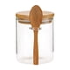 thumbnail image 1 of Juego de contenedores para café y azúcar ZJDOAK con cuchara, frascos de vidrio con tapas de bambú y cuchara, frascos para avena durante la noche, contenedores con tapas y cuchara para té suelto y, 1 of 6