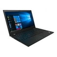 thumbnail image 4 of Lenovo ThinkPad P15v Gen 1 20TQ - Intel Core i7 - 10750H / up to 5 GHz - Win 10 Pro 64-bit - Quadro P620 - 16 GB RAM - 512 GB SSD TCG Opal Encryption 2, NVMe - 15.6" touchscreen 1920 x 1080 (Full HD) - Gigabit Ethernet - Wi-Fi 6 - black - kbd: US, 4 of 11