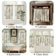 thumbnail image 4 of Cortinas de Ventana JINCHAN de Estilo Rústico Floral para Cocina 90x60 cm 2 Paneles, 4 of 9