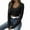 Black, variant on Amidoa Cutout Womens Sweaters Crop Long Sleeve Black Light Cheeky Collared Sweaters Womens Sweaters Cardigan L