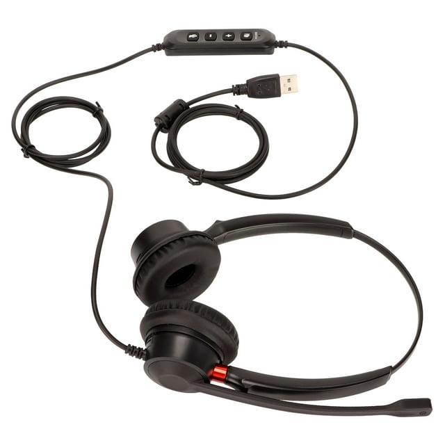 Auriculares telefónicos Bling Bling binaurales USB ajuste de volumen