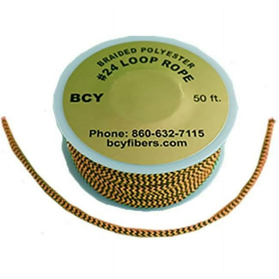 BCY D1308 D-Loop Rope Meter Flo - Orange & Black