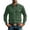 Green, variant on Bosfbaoi Long Sleeve Button Down Shirts for Men Western Style Point Collar Dual Chest Pockets Solid Casual Work Shirts