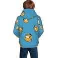 thumbnail image 2 of Psyduck Youth Cartoon Hoodie Fashion Long Sleeve Kids Pullover Coat Casual Hoody Hooded Sweatshirts for Boys Girls, 2 of 8