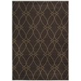 thumbnail image 1 of Radici 3783-1021-BROWN 5 ft.3 x 7 ft.3 Pisa Area Rug - Brown, 1 of 1