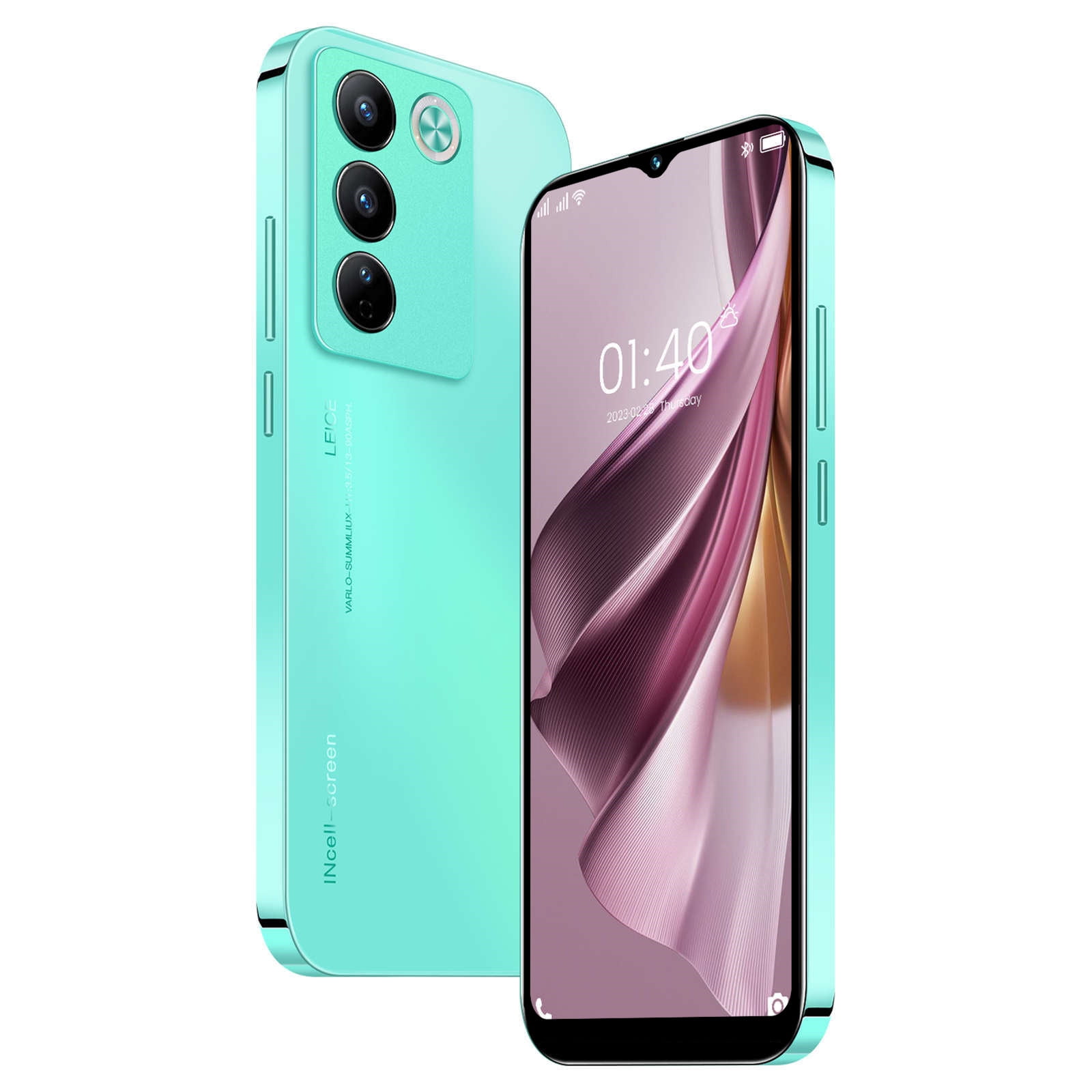 FYTPOV Android Phone, V27e Android Smartphone 6.49-inch HD Dual Standby Card Slot 2+16G Memory Support Extension 128g, Cell Phones Unlocked