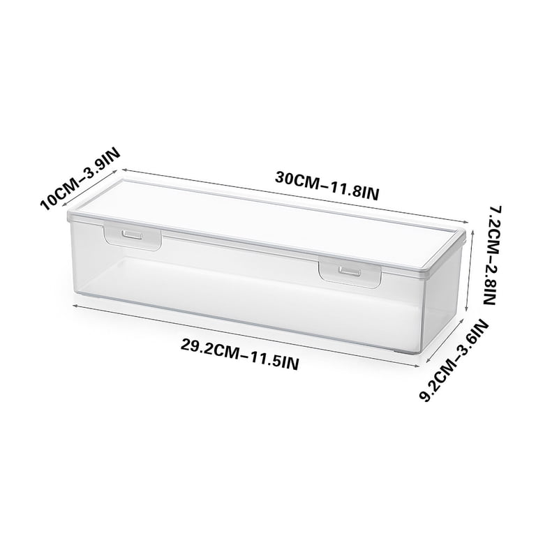 Refrigerator Pantry Storage Box Spaghetti Storage Container - Clear ...