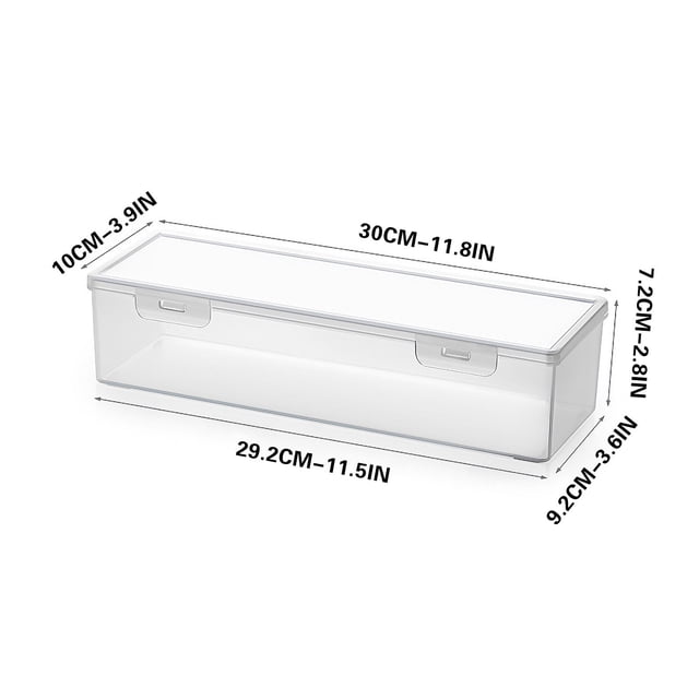 Birdeem Kitchen Food, Grain and Miscellaneous Grain Storage Box, Sealed with Cover, Noodle Storage Box, Food Grade Refrigerator, Transparent Preservation Box