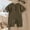 Army Green, variant on YHAJDS Newborn Baby Boy Girl Short Sleeve Ribbed Solid Button Crewneck Jumpsuit Romper Summer Bodysuit